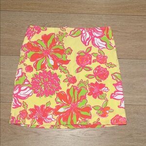 Lilly Pulitzer Vibrant Floral Mini Skirt